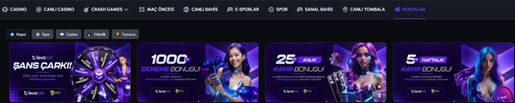 levabet bonusları